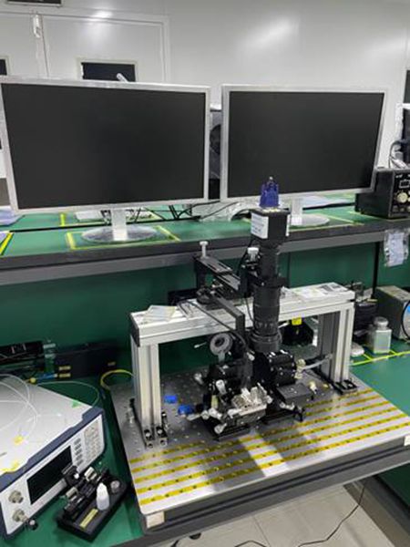 Teststation für optische Schalter