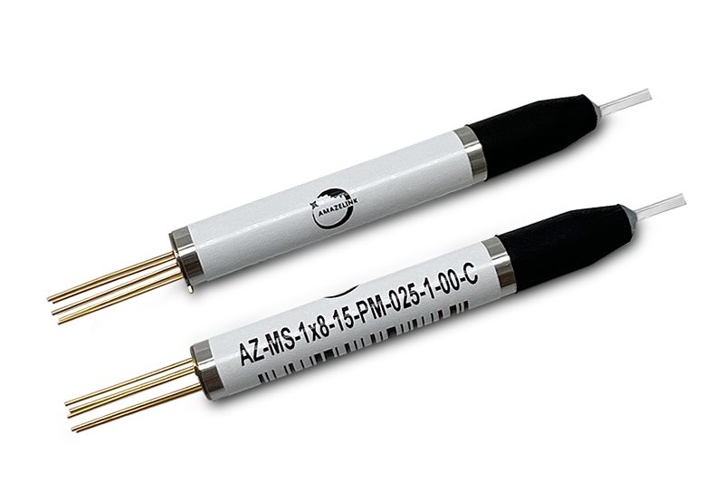 MEMS 1xN Polarization Maintaining (PM) Optischer Schalter, Zylindrisch (1×2 bis 1×8)